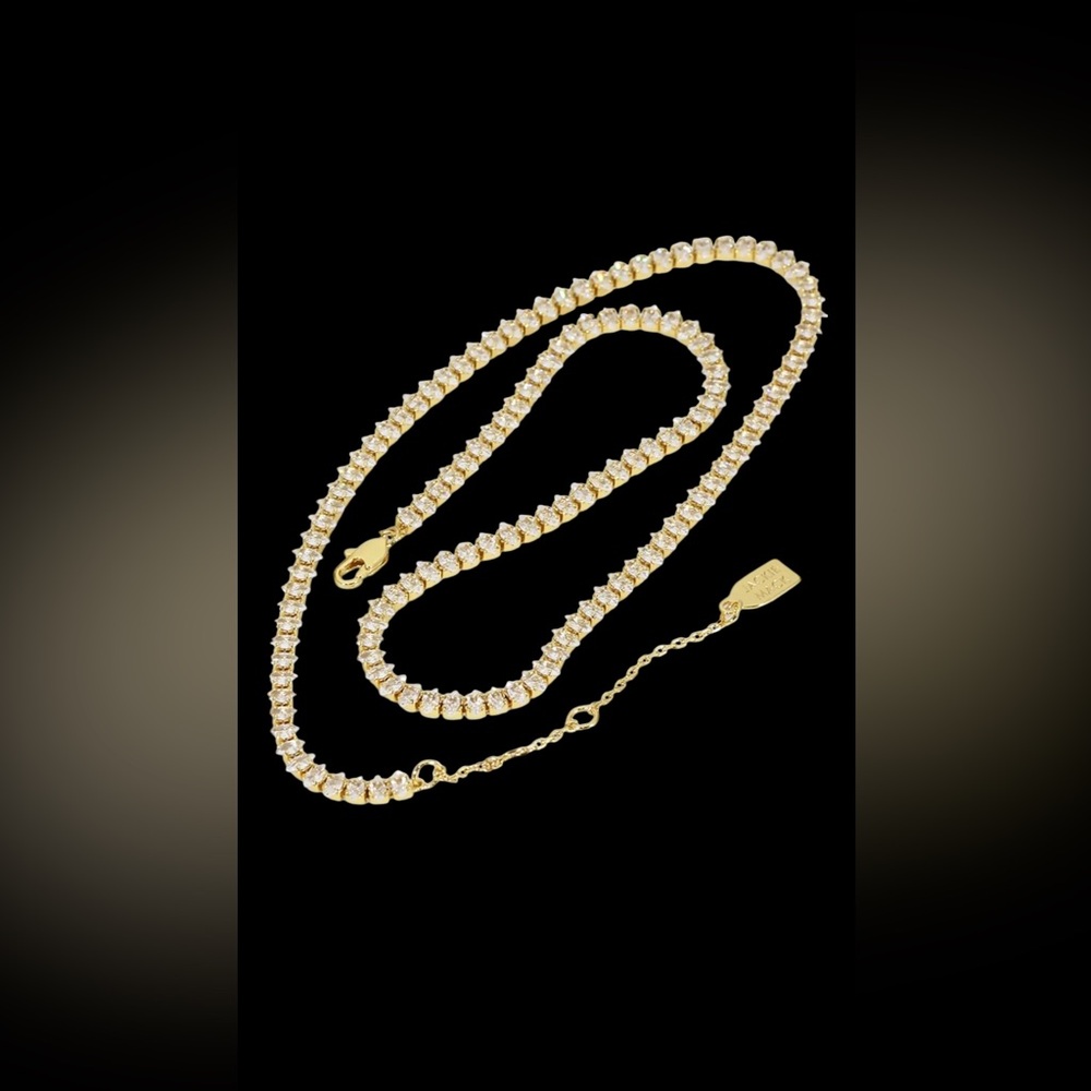 JACKIE MACK Lyra Tennis Necklace‎ NWT